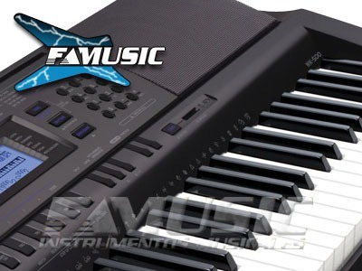 Combo Teclado Casio Wk500 + Soporte Tijera + Fuente