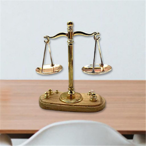 A 2x Báscula Miniatura De 1:12 De Vintage For Habitación,