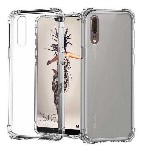 Tpu Alto Impacto Huawei P20 + Vidrio Templado Case