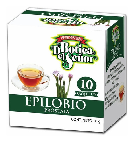 Pack De 2 Té De Epilobio Botica Del Señor 10 Saquitos