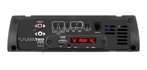 Imagem 3 de 4 de Amplif. Class D 3000 Trio Player 4 Ohms