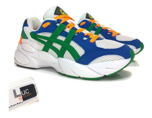 tênis asics colorido masculino