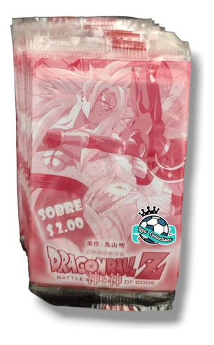 10 Sobres De Dragón Ball Z Batle Of Goods (40 Tarjetas)