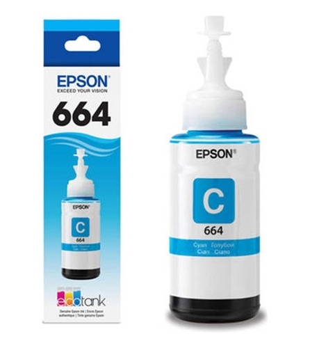 Botella De Tinta Epson 664 Original Universo Binario