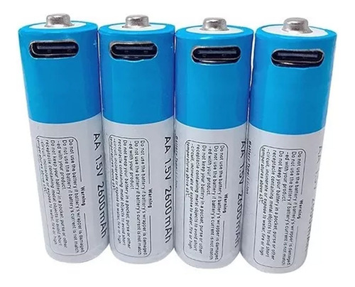 Pilas Recargables Aa 1.5v 2600 Mah