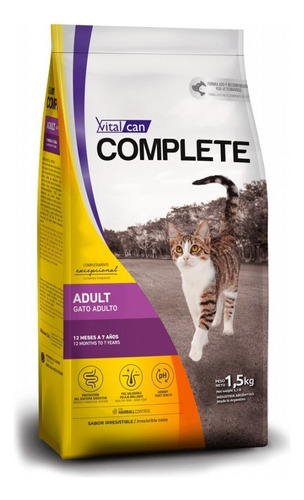 Alimento Gato Adulto Complete 24kg Sabor Mix Tm