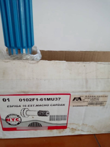 Espiga Macho Cardan, 16 Estrias, 280 Mack