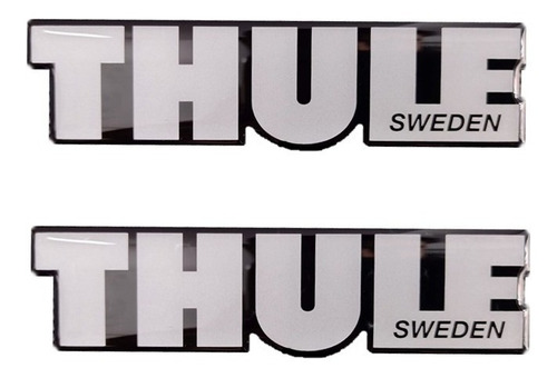 Thule Sweden Adesivo Original 115x29mm Para Bagageiros Thule