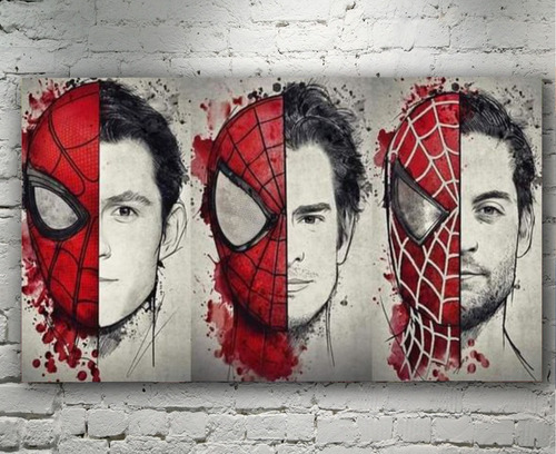 Cuadro Decorativo Spiderman Tobey Andrew Tom Arte 35x55cm