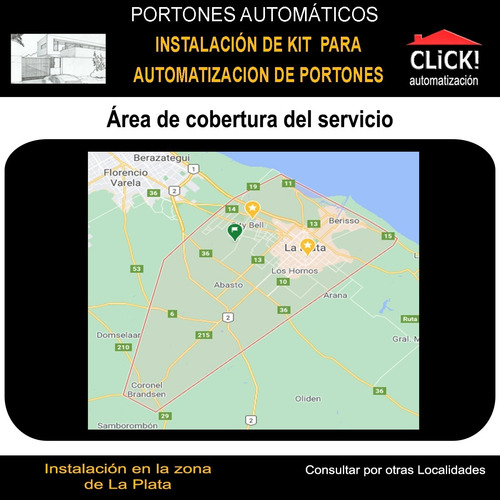 Imagen 3 de 4 de Instalación Colocación Kit Motor Portón Pivotante - La Plata