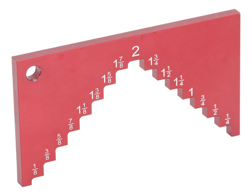 Mesa Anodizada Roja De Aleación De Aluminio Con Manómetro Es
