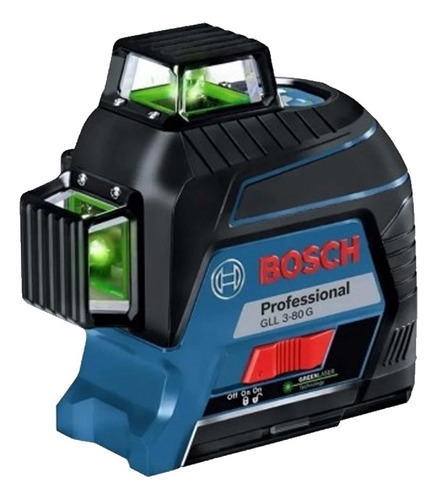 Nivel Láser Bosch Gll 3-80 G De Línea Verde