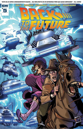 Back To The Future 5a, De Bob Gale, John Barber, Erik Burnham., Vol. 1. Editorial Kamite, Tapa Pasta Blanda, Edición 1 En Inglés, 2017