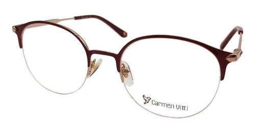 Óculos De Grau Carmen Vitti Cv0106 C2 Vermelho