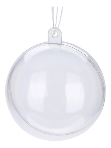 Adornos De Bolas De Plástico Transparentes, Rellenables, 20