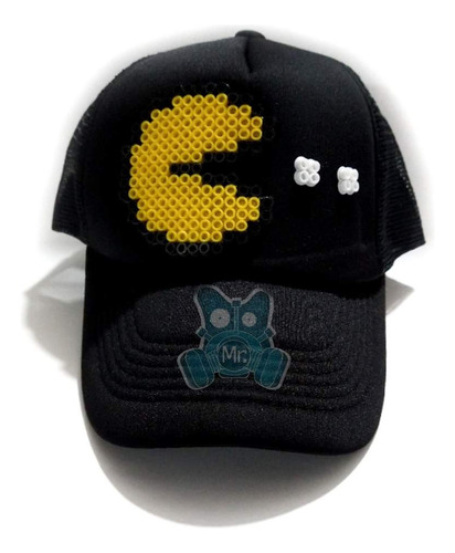 Gorra Pacman - Videojuegos - Pixel Art 3d Retro 