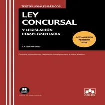 Comprar Libro Ley Concursal Y Legislacion Complementaria 2025 - A...