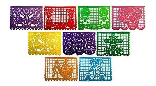 Dia De Los Muertos Plastico Papel Picado  Un Dia De Memoria