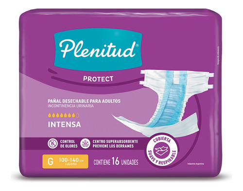 Plenitud Pañal Para Adultos Protect X 16