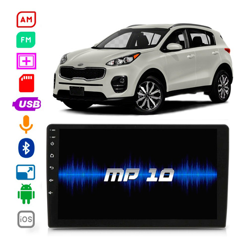 Radio Kia Sportage 2016 A 2018 9 Polegadas Bluetooth Esp Fm