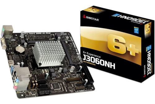 Tarjeta Madre Biostar J3060nh 2soddr3l J3060 Dual Core/v /vc Color Negro