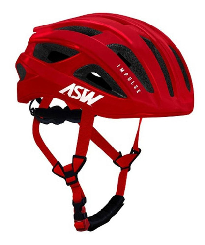 Capacete Ciclismo Asw Bike Impulse Vermelho Tam - G/gg