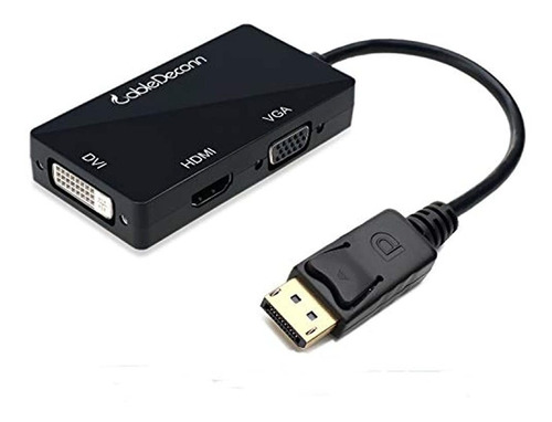 Cable Adaptador 3 En 1 Para Displayport Dp A Hdmi/dvi/vga¿