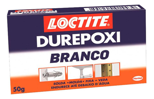 Durepoxi Branco 50 Grs - Kit C/12 Unidades