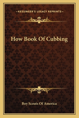 Libro How Book Of Cubbing - Boy Scouts Of America