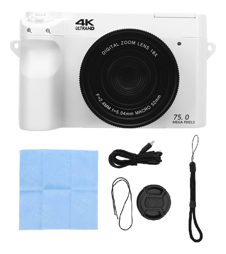 Câmera Digital Wifi 4k 75mp Uhd Com Tela Lcd De 3 Polegadas
