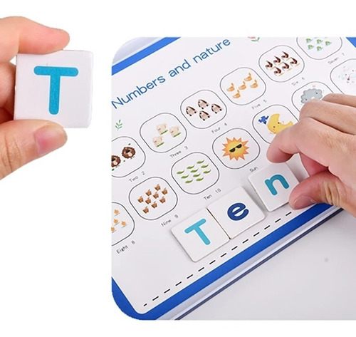 Puzzle Magnetico Aprender Alfabeto Ingles Para Niños