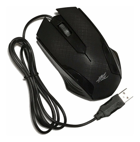 Mouse Optico Usb 2.0 1200 Dpi Gamer Juegos Cable Acordonado®
