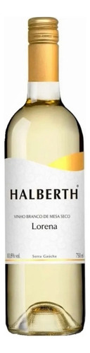 Vinho De Mesa Halberth Branco Lorena Seco 750ml Nacional