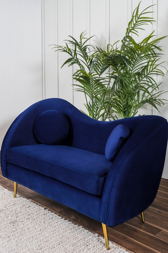 Love Seat Vintage Salas Modernas Sillones Minimalistas Color Agua