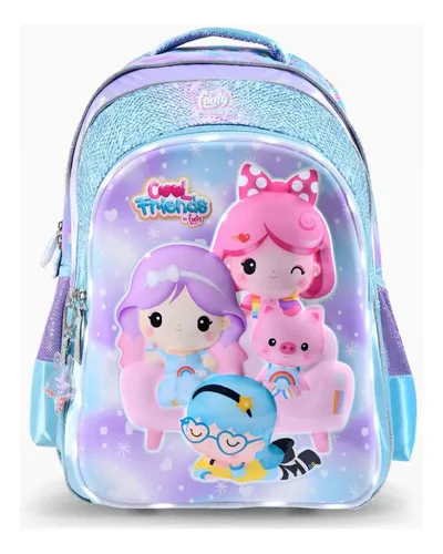 Footy Mochila Unicornio Con Carro Y Luz 18 F2101.01 - Kinderland