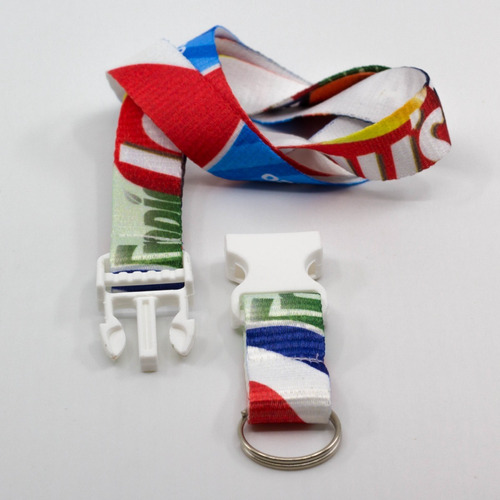 Imagen 4 de 10 de Cintas Lanyards Full Print Desmontable Y Argolla Pack 100u