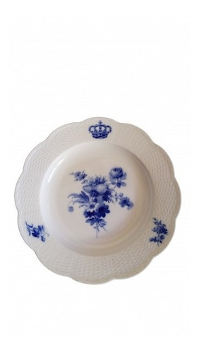 Plato De Porcelana Meissen Blue And White Royal.