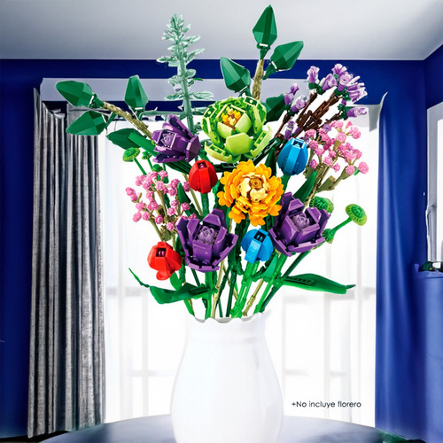 Soku Flores Bosque Esmeralda Bloques Coleccionables Premium
