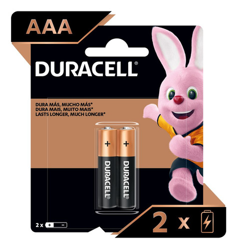 Duracell Pila Alcalina Aaa X2 Unidades Blister