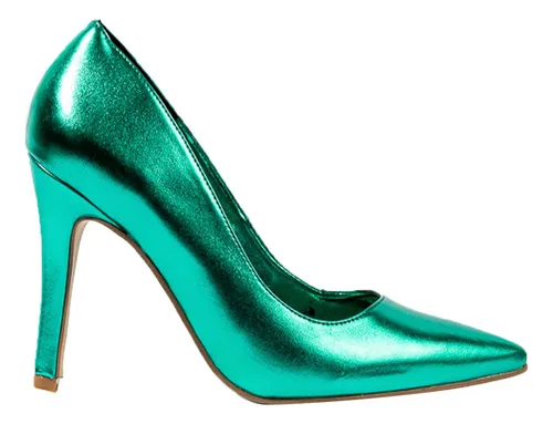 Zapatos verde botella mujer new arrivals
