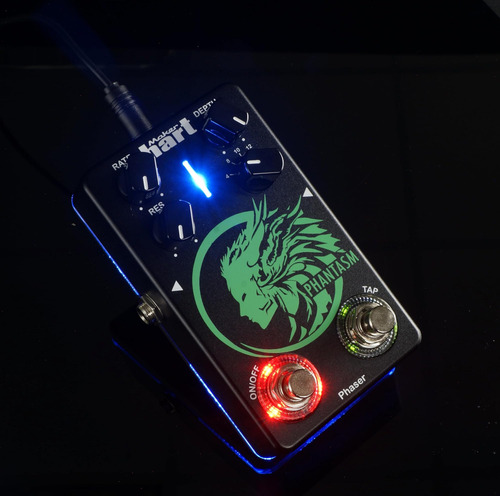Hart Hart Phaser Pedal Con Tap Tempo-phaser Dinámico De 12 E