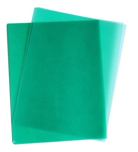 Pasta Para Engargolar Tam. Carta 50 Pzs Color Verde