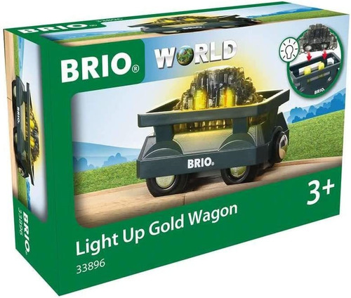 Vagón De Juguete Brio World 33896 Con Iluminación Dorada, 2