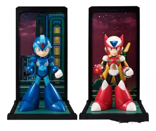 Kit Megaman X E Zero Action Figures Bonecos Rockman Mega Man