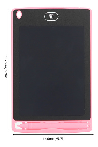 Tableta De Escritura Lcd Para Niños, Portátil Y Respetuosa C