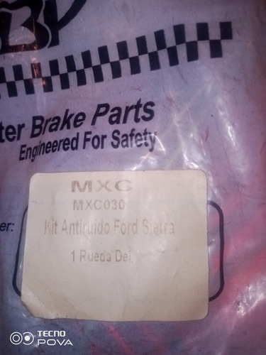 Kit Antiruido Mxc030 / Ford Sierra -1 Rueda 