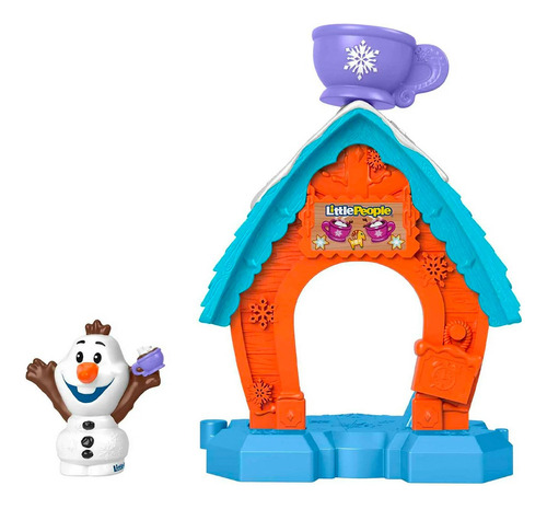Fisher-price Little People Frozen Café De Cacao De Olaf