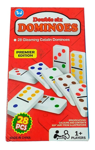 Juego De Mesa - Dominó 28 Piezas