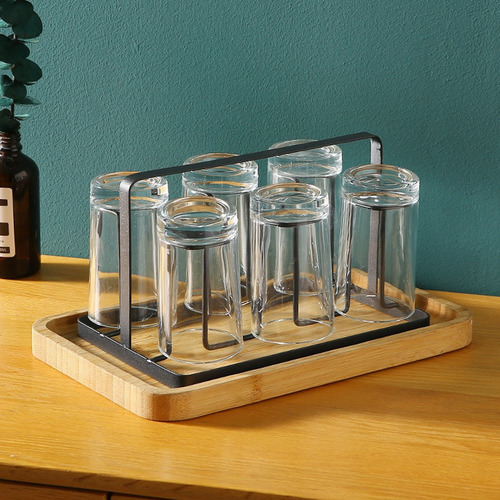 Soporte Para 6 Vasos De Vidrio, Estante De Secado, Taza De A
