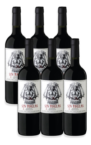 Vino Sin Reglas Tinto Cabernet Sauvignon 750ml Caja X6u